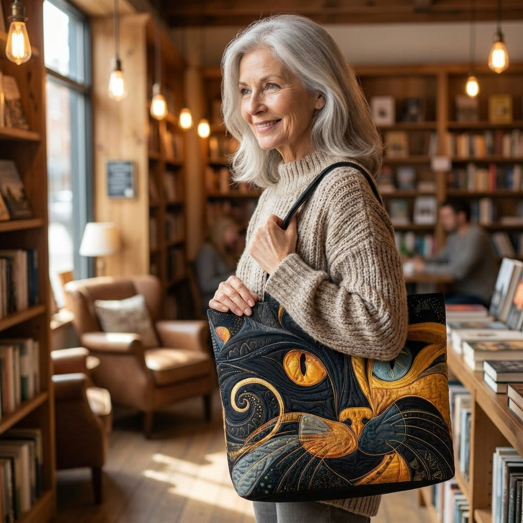 Artisanal Bag - Mystic Cat — lifestyle