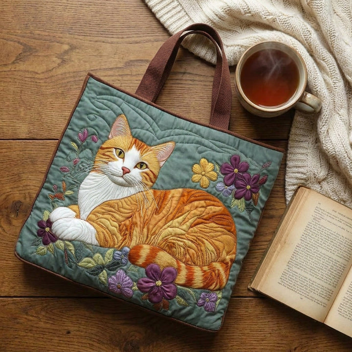 Artisanal Bag - Orange Cat — styled