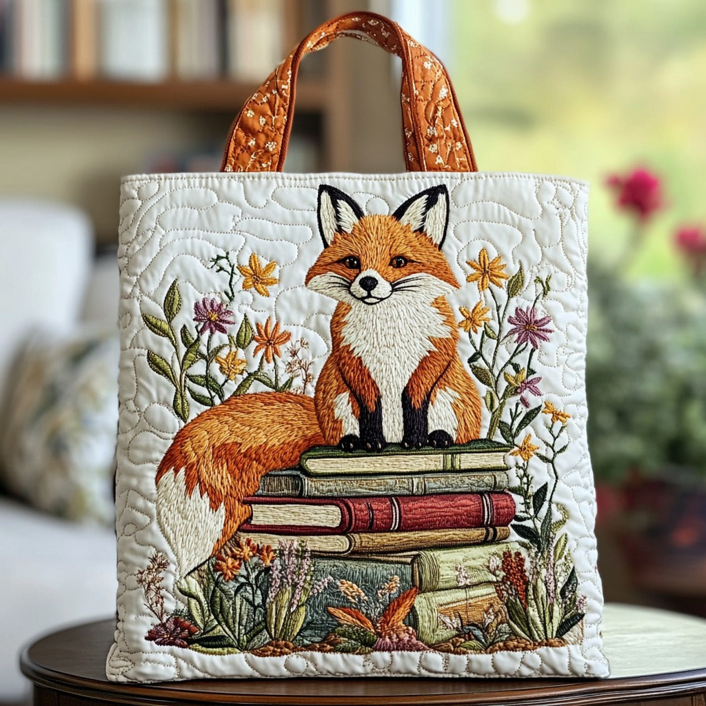 Bookish Fox Quilted Tote Bag – Jennifer Bags