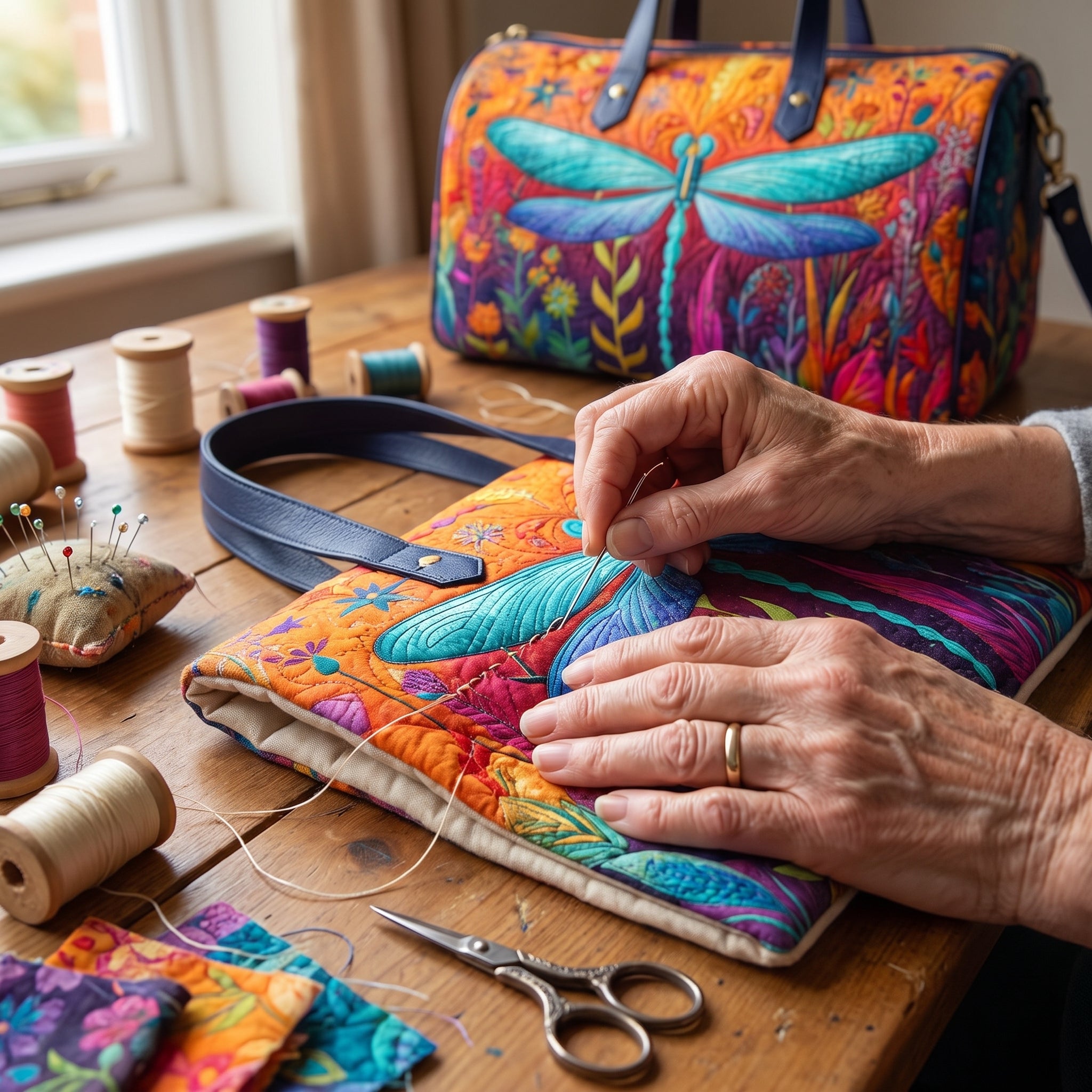 Flit and Fly Quilted Duffle Bag – Jennifer Bags