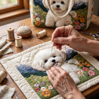 Artisan Quilted Bag - Enchanted Dog 6