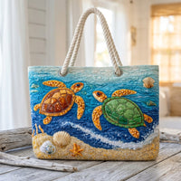 Beach Bag - Tropical Turtle