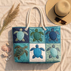 Beach Bag - Blue Turtle 3
