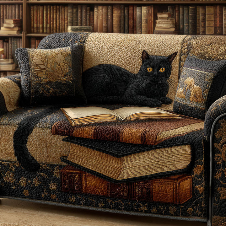 Bound By Stories Quilted Sofa Cover