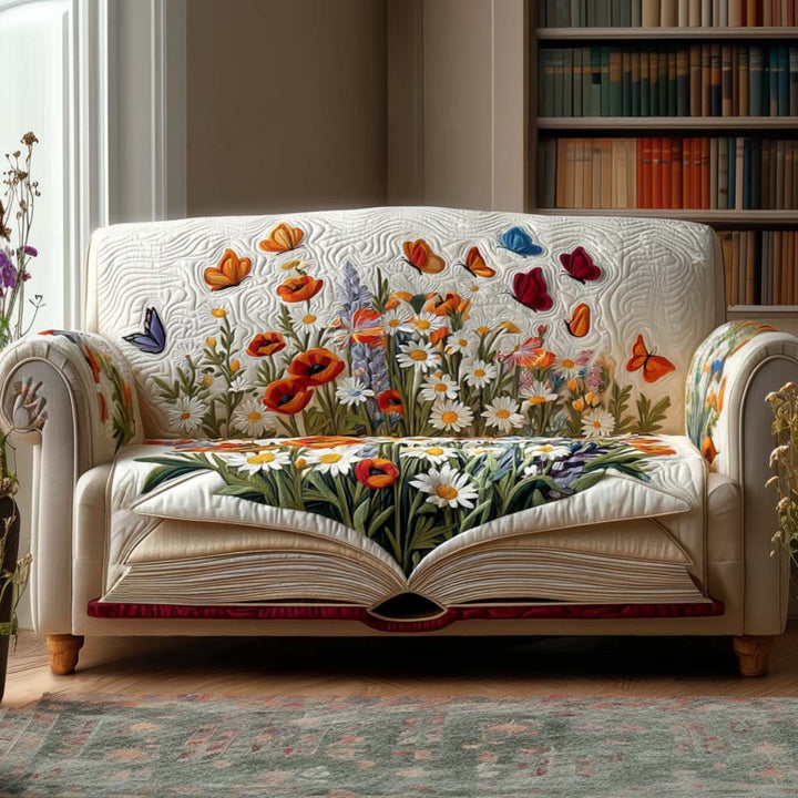 Cozy Chapters Quilted Sofa Cover