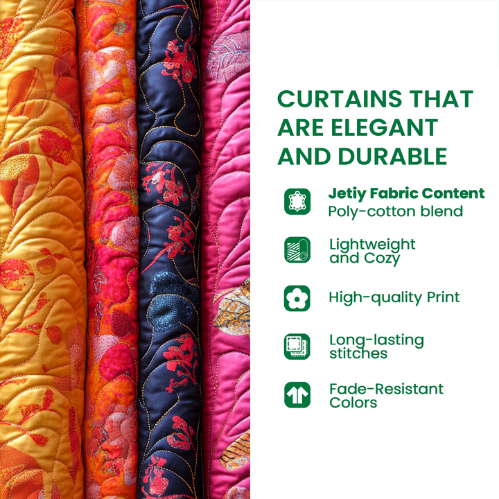 North Star Nights Quilted Curtains