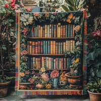 Enchanted Library Woven Sofa Blanket