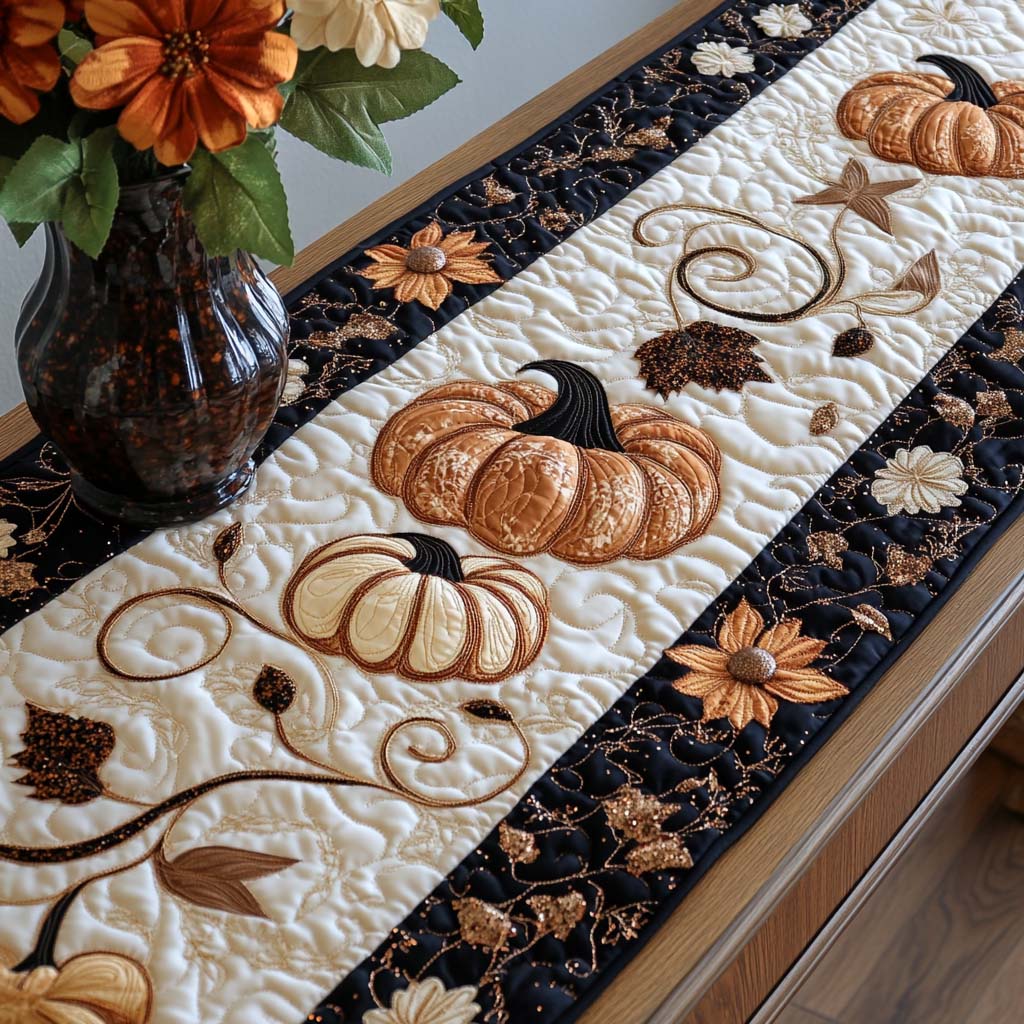 Fall Quilted Table Runner