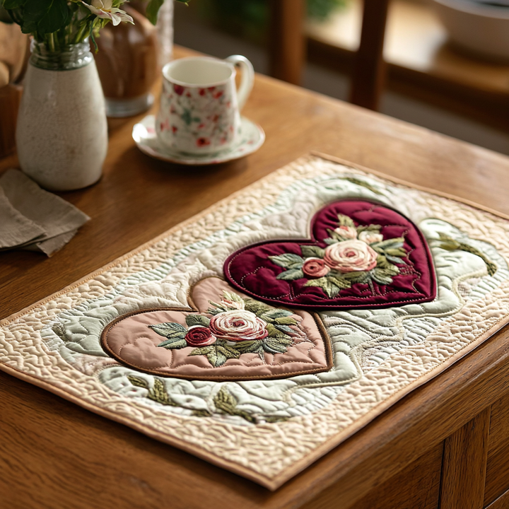 Floral Devotion Quilted Placemat