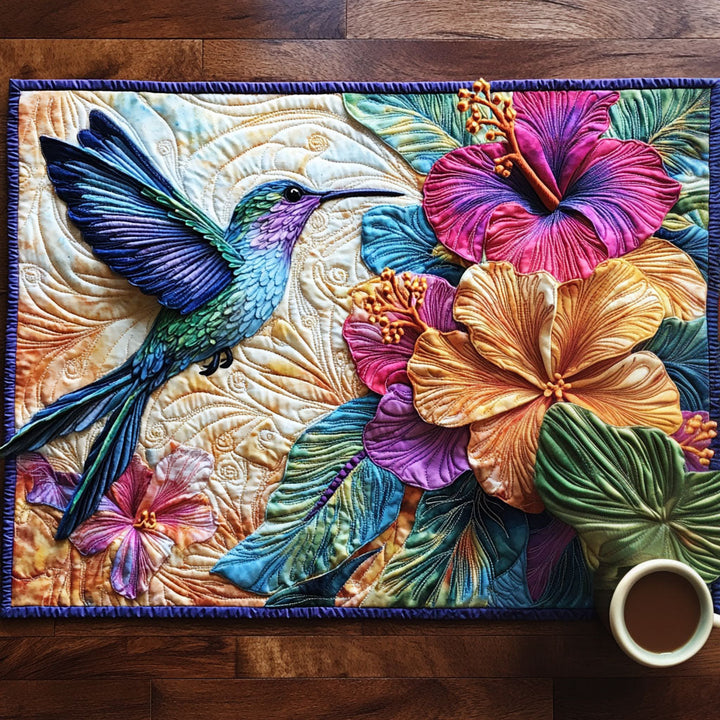 Floral Serenade Quilted Placemat