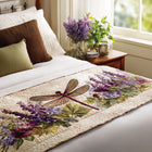 Dragonfly Quilted Bed Runner 5