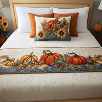 Harvest Hideaway Quilted Bed Runner
