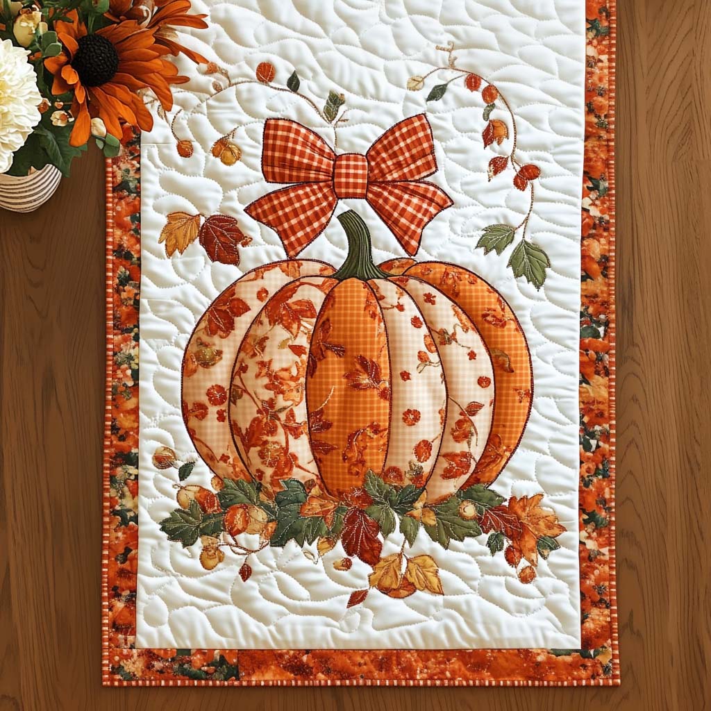 Fall Quilted Table Runner