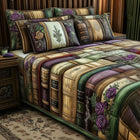 Vintage Books 3-Piece Quilted Bedding Set 2