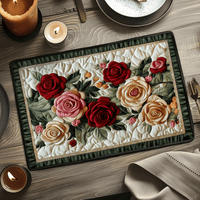 Mystic Rose Quilted Place Mat