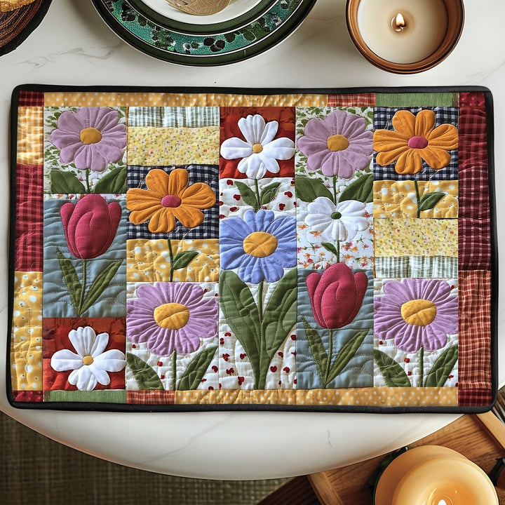 Petal Path Quilted Place Mat