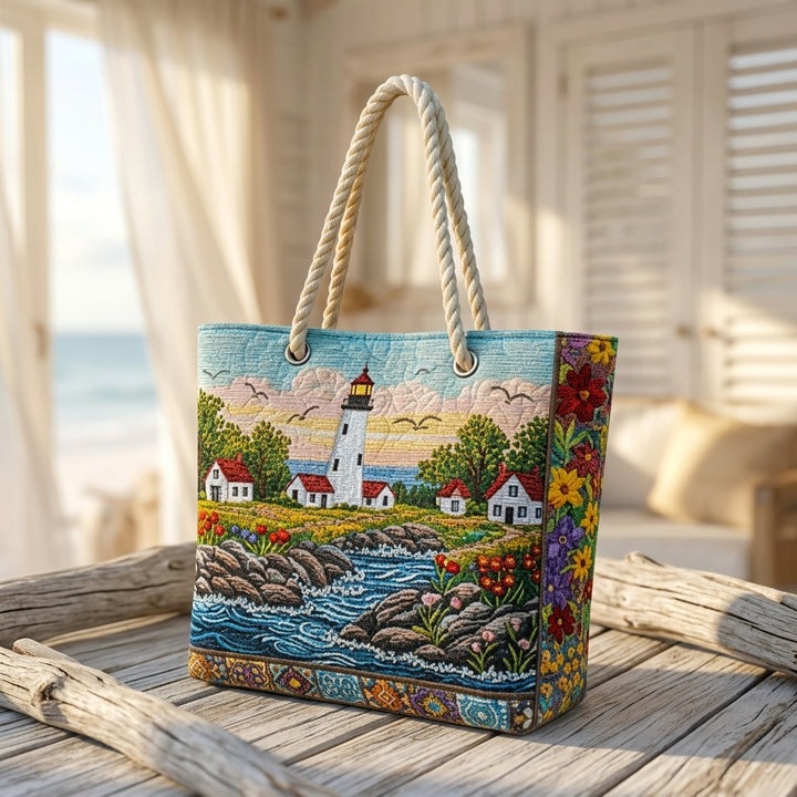 Beach Bag - Lighthouse Shine