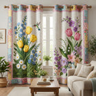 Wildflower Meadow Quilted Curtains 1
