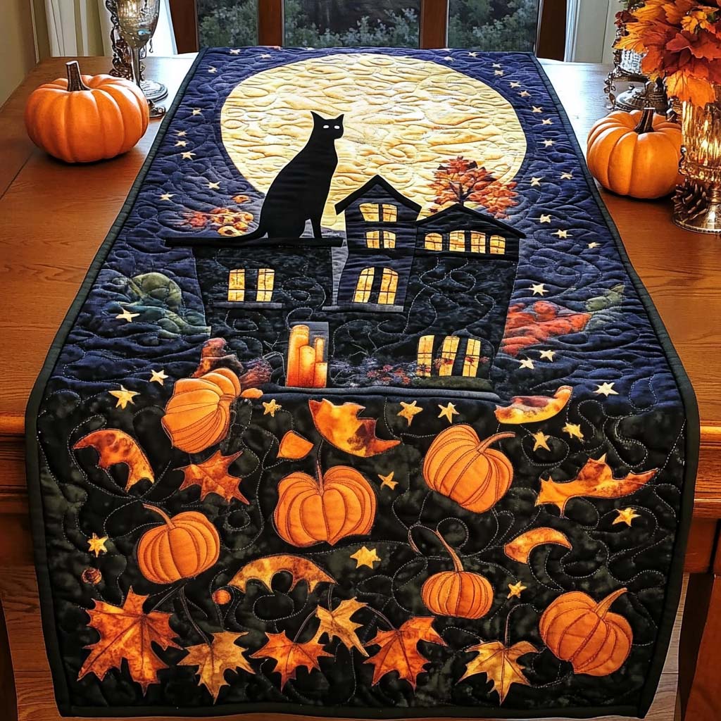 Halloween Quilted Table Runner
