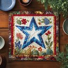 Bluebonnet Blooms Quilted Placemat 1